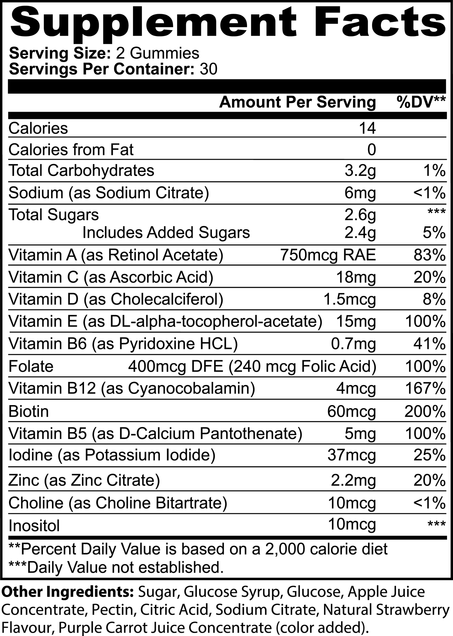 My Daily Dose Daily Vitamins